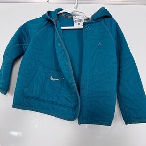 Nike Kids Blue Puffer Jacket